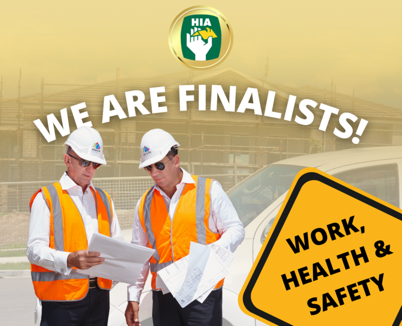 FINALIST for HIA NSW Work, Health & Safety Awards