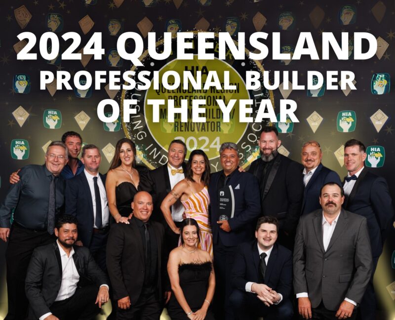 Taking Home 2024 HIA QLD Professional Medium Builder of the Year!